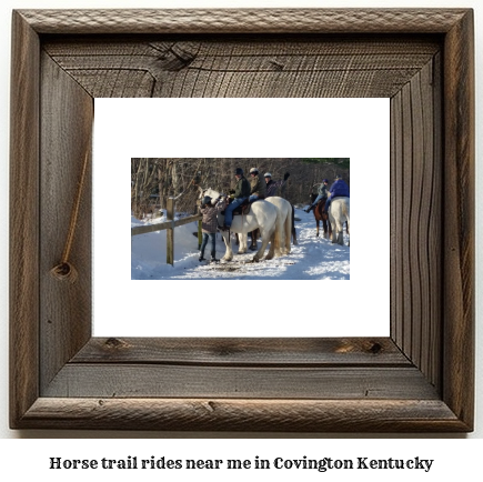 horse trail rides near me in Covington, Kentucky